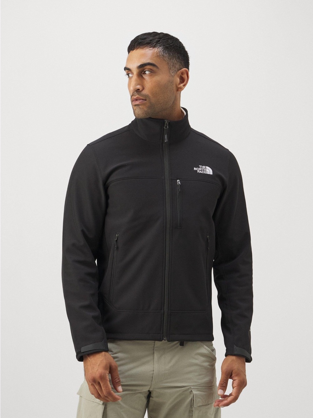 The North Face Men's Black APEX Bionic Full-Zip Lightweight Jacket NFOA4R2A